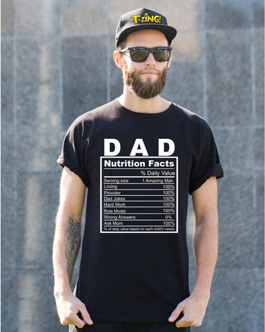 Dad Nutrition Facts - T-Shirt