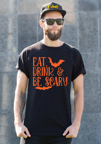 Halloween - Eat Drink And Be Scary T Shirt