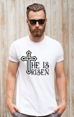 He is risen Easter T shirt