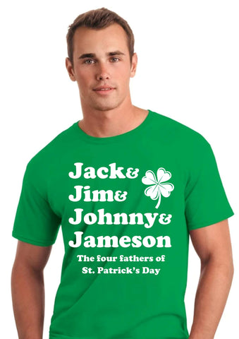 The four fathers of  St Patrick's DayT shirt