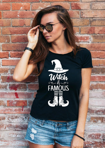 Witch And Famous Halloween T Shirt