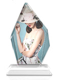 Crystal Glass Diamond Iceberg Shape  Trophy / Award