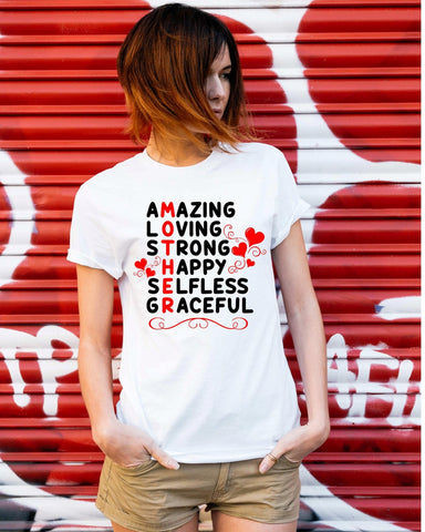 Mother amazing loving - T shirt