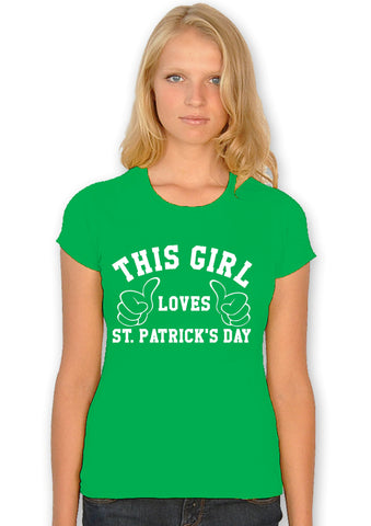 This girl loves St Patrick's Day T shirt